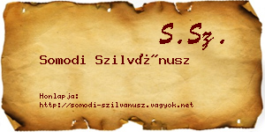 Somodi Szilvánusz névjegykártya